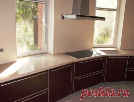 Совмещение столешницы с подоконником — Роскошь и уют