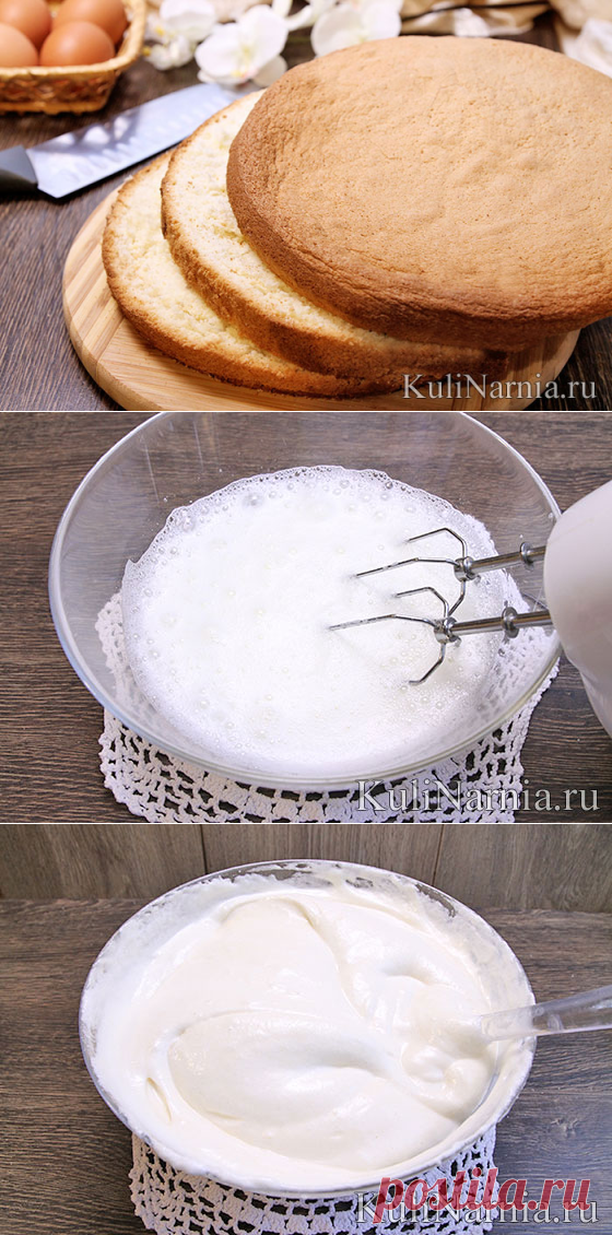 Рецепт пышного бисквита