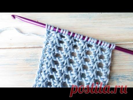 Tunisian Lace - How to Crochet - Version 1