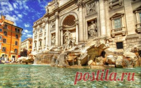 Самый крупный фонтан Рима, символ римского барокко