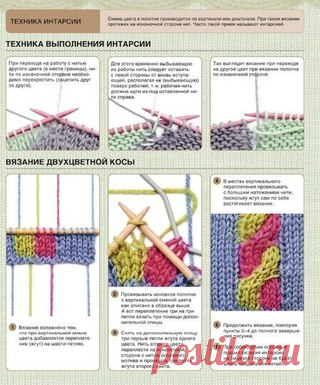 МНОГОЦВЕТНОЕ ВЯЗАНИЕ, ОПИСАНИЕ