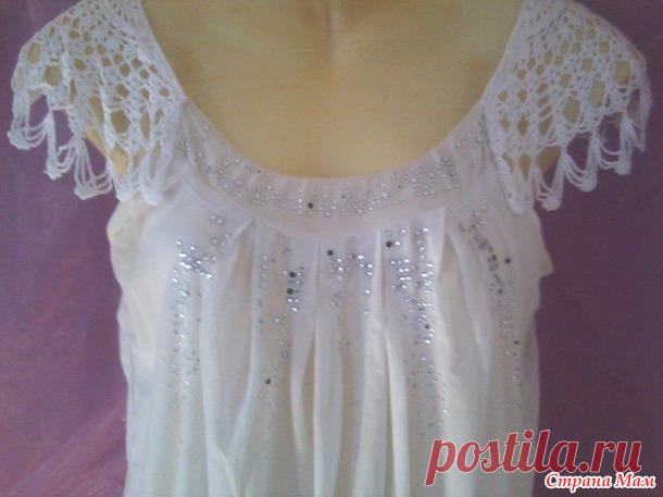 . Обновление маечки!!! - Все в ажуре... (вязание крючком) - Страна Мам