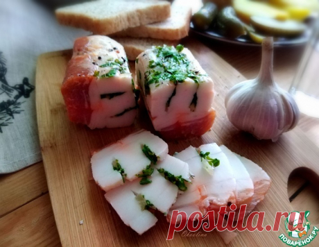 Солёное сало – кулинарный рецепт