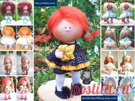 Girl Gift Doll Handmade Tilda Cloth Doll Birthday Present | Etsy Hello, dear visitors!  This is handmade soft doll created by Master Yana (Cheboksari, Russia). Doll is made by Order. Order processing time is 5-12 days.  All dolls on the photo are made by master Yana. You can find them in our shop using masters name: