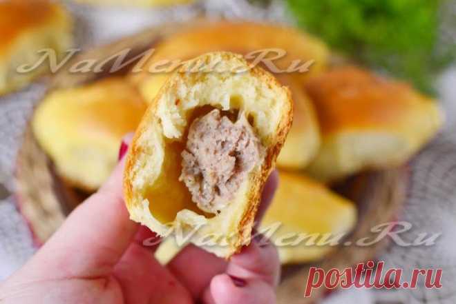 Пирожки с мясом в духовке, пошаговый рецепт с фото