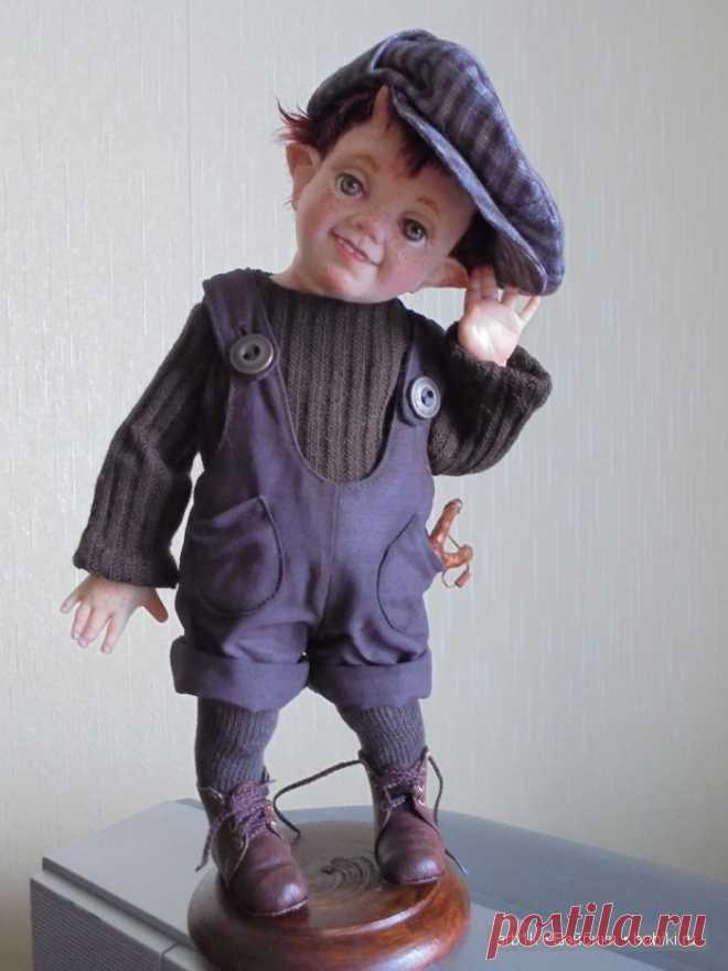 Чертенок по имени Коул. Авторская кукла Катрушовой Татьяны / Авторские куклы своими руками, ручной работы / Бэйбики. Куклы фото. Одежда для кукол