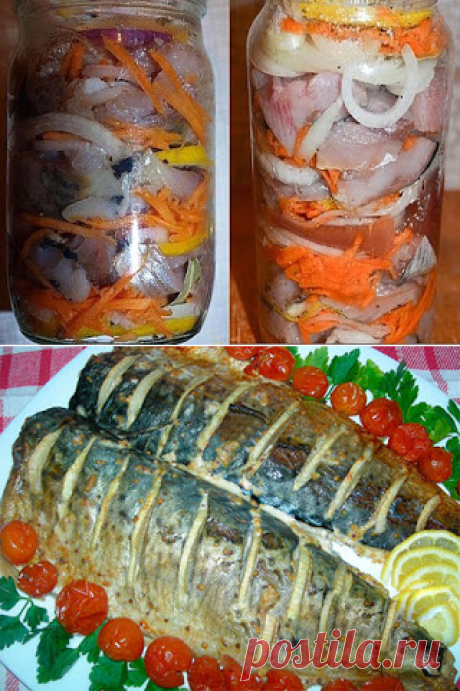 Кабачки, запеченные в духовке: Рыба