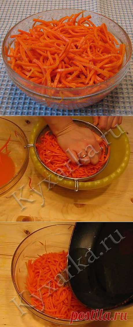 Корейский салат из моркови - мой любимый рецепт.