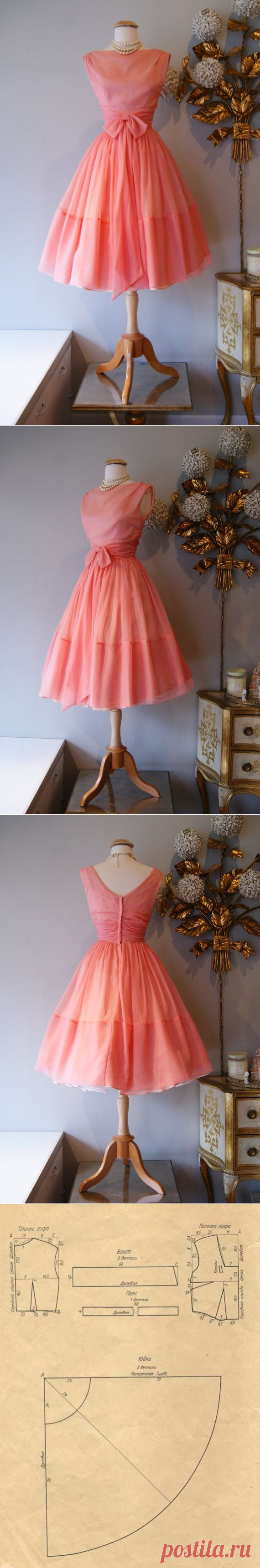 Очаровательное винтажное платье / История моды /