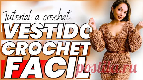 VESTIDO FÁCIL A CROCHET - Tutorial COMPLETO PASO A PASO | Vestido Elegante Tejido CORRECCIÓN*La fibra utilizada es 100% algodón Con un grosor medioOBSERVACIONES: La prenda puede ser tejida con el hilo o lana que más gusten y fue el hilado ...