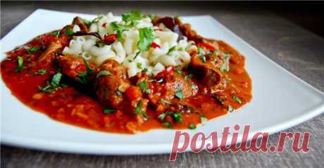 ДОМАШНЯЯ КУХНЯ КАРПАТ - Пёркёлт из потрошков или гуляш из куриных желудков.