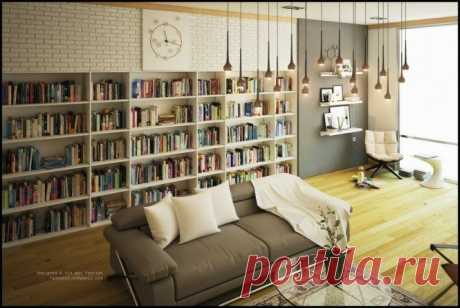 дизайн домашних библиотек - Google Search