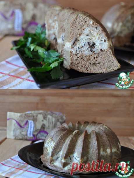 Печеночный пирог с рисом и сыром - пирог-тортик...красота...