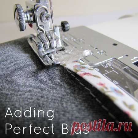 The Haby Goddess: Tutorial: How to sew on bias binding