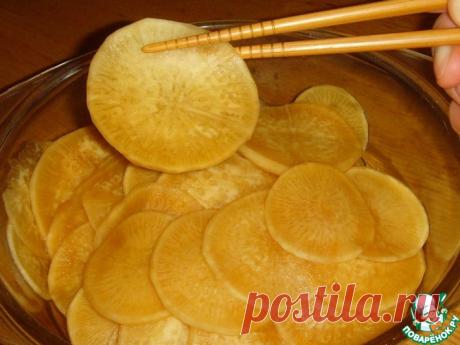 Маринованный дайкон по-китайски Кулинарный рецепт