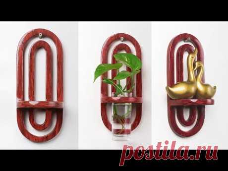 Wall Hanging tree planer making with cement || Wall hanging indoor Planter Vase making at Home - YouTube