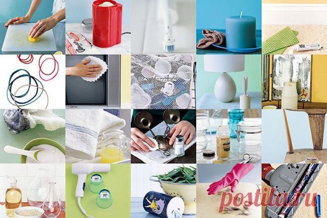 Бытовые хитрости, которые подскажут решение проблем с которыми хозяйка сталкивается ежедневно!