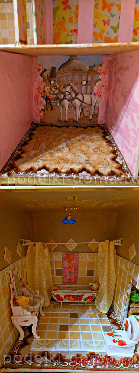 Кукольный дом своими руками