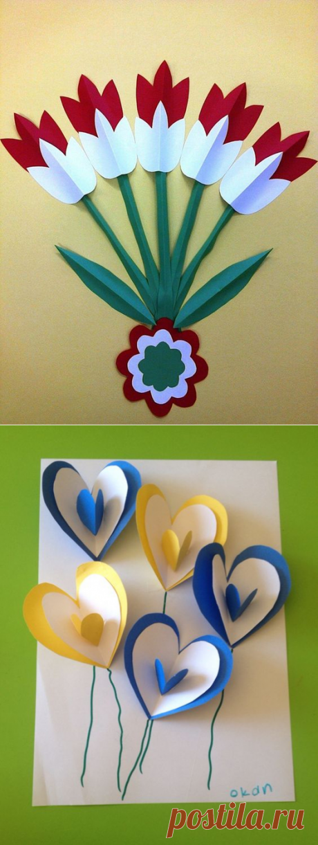 Открытки из бумаги. Мастерим с детьми