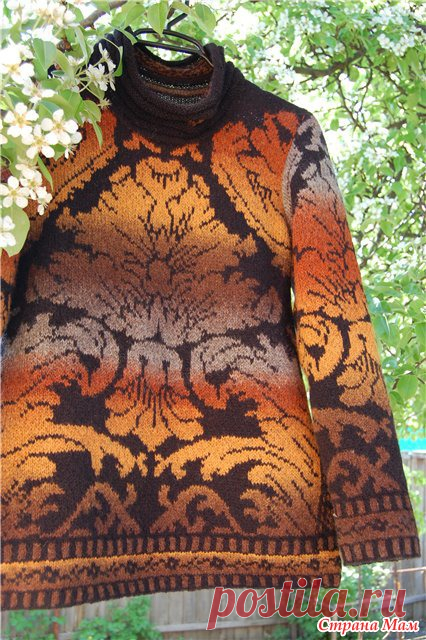 Разрезной жаккард или Техника вязания жаккарда Fair Isle - Вязание - Страна Мам