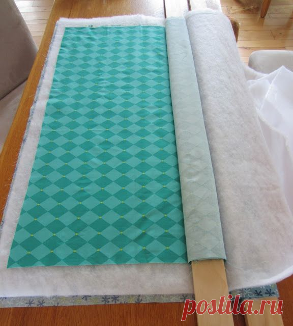 How to baste a quilt with two 1"x3" boards. No kneeling, can be done on a dining room table. | General Info | Столовые, Столы Столовая и Лоскутное …