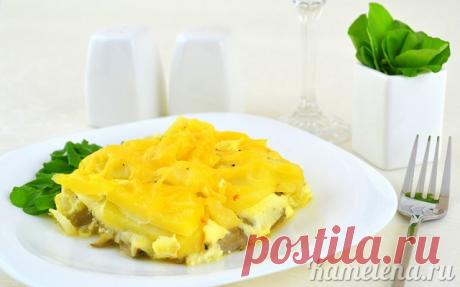 Картофельная запеканка с грибами