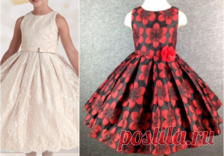 Vestido de festa com saia pregueada – DIY- marlene mukai – molde infantil