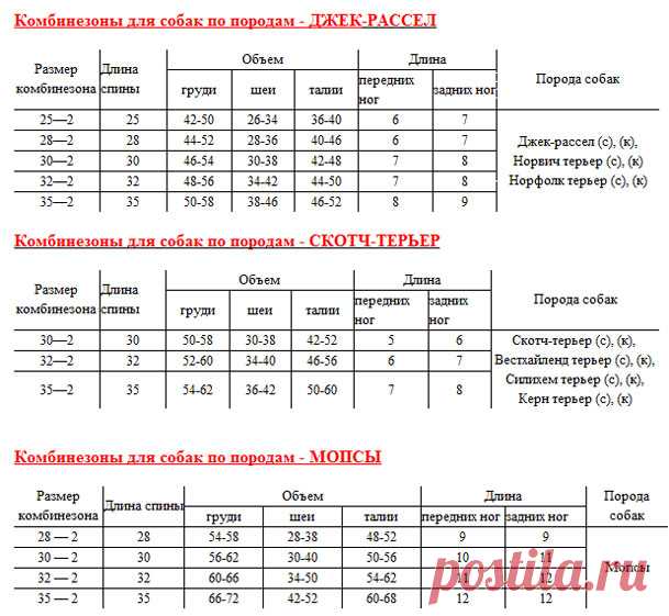Комбинезоны для собак