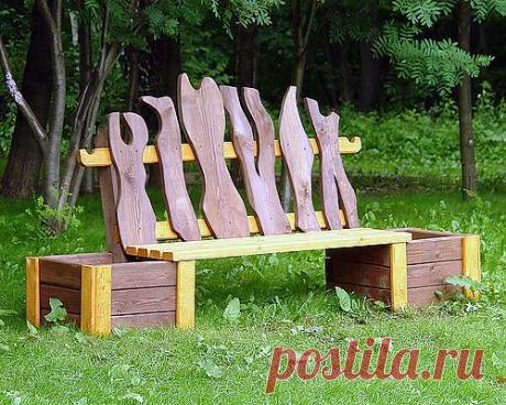 Статьи: Ремесло 
Дачные идеи. Скамейки и лавочки.
Присылайте к нам фото ваших творческих дачных поделок, опубликуем!