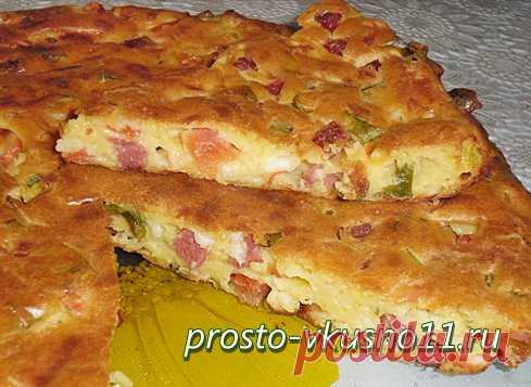 Ленивая ....пицца... или пирог - готовить ее очень быстро, но вкус - отменный!