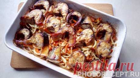 Скумбрия запеченная - яркий, выраженный вкус рыбы