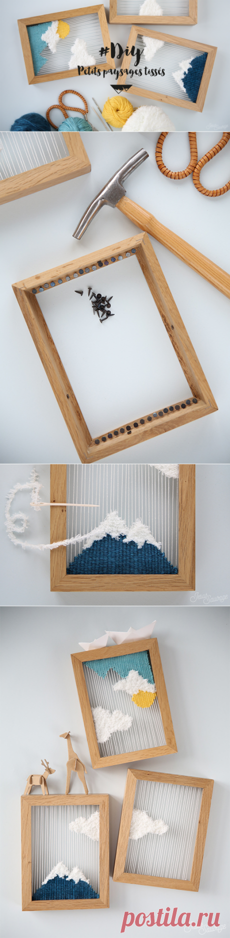 DIY Ткачество: Маленькие тканых пейзажи (+ СОРЕВНОВАНИЙ: билеты на шоу КСФ) - Иисус-дикий