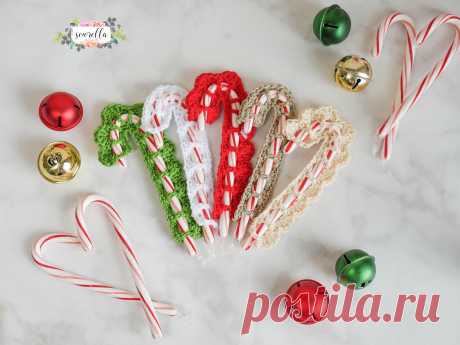 Crochet Christmas Candy Cane Cover - Sewrella CLICK HERE for the ad-free, large print, downloadable PDF for $1.99! On my favorite social media ever, Pinterest, I saw these Crochet candy cane covers ages ago – before I ever started crocheting And I loved em, I tell ya. LOVED EM! MY OTHER VIDEOS After trying out that pattern, I revised quite a bitRead More