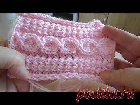 Узор 1752 спицами