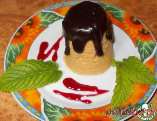 Фруктовый десерт из манки