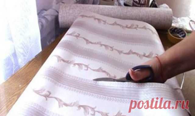 Нужная вещь для каждой хозяйки, которая с легкостью делается из рулона обоев.Никогда бы не подумала… беру на заметку! — Копилочка полезных советов