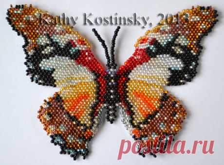 Парусник Анголанус. Бисерная коллекция 63 бабочки мира