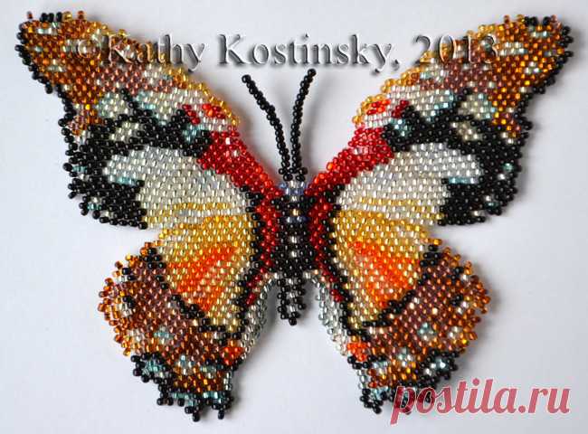 Парусник Анголанус. Бисерная коллекция 63 бабочки мира