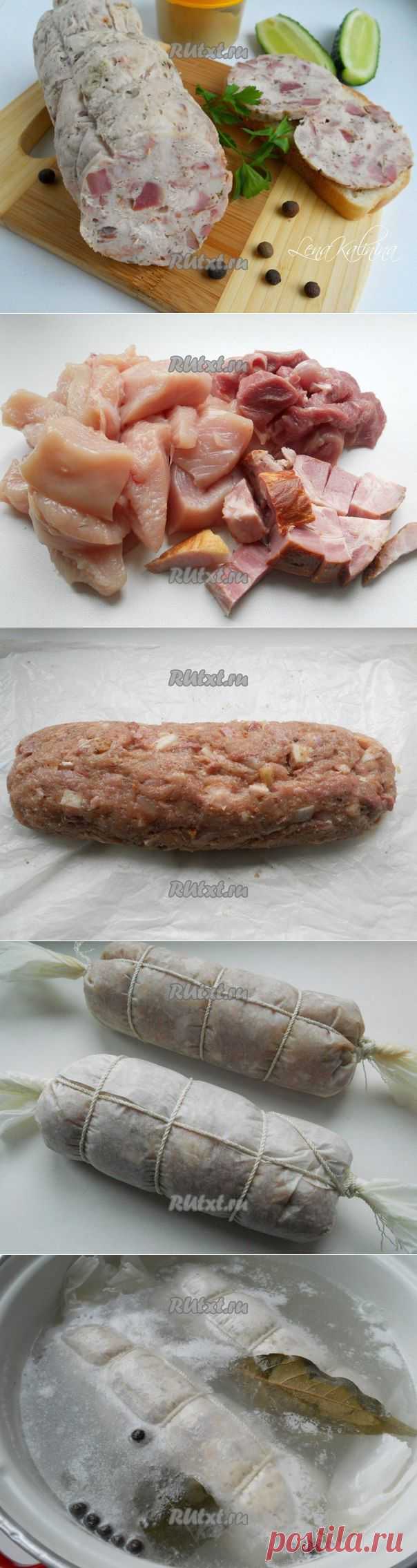 Галантин из курицы от Елены Калининой .