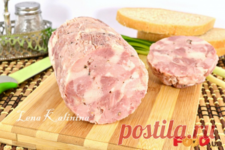 Ветчина рубленая из свинины и курицы - Кулинарные рецепты на Food.ua