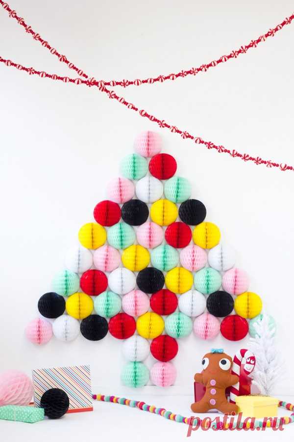 DIY Honeycomb Christmas Tree