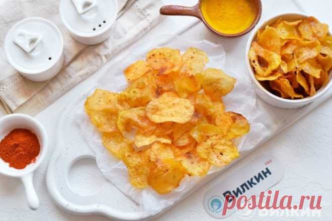 Чипсы из картошки в духовке в домашних условиях: рецепт с фото пошагово