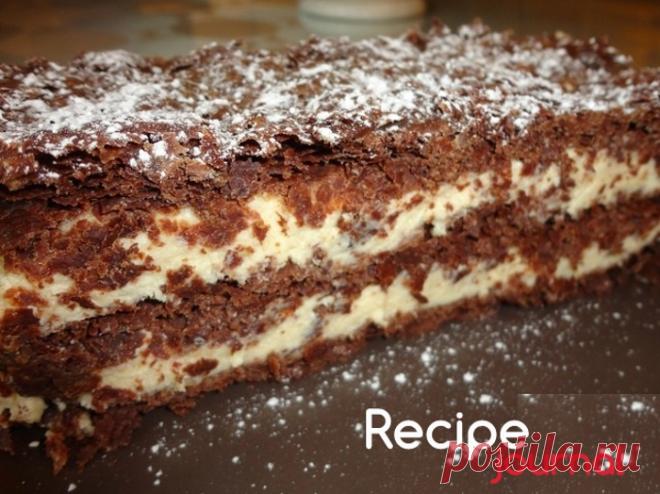 Наполеон из слоеного теста с пралине - нежный десерт