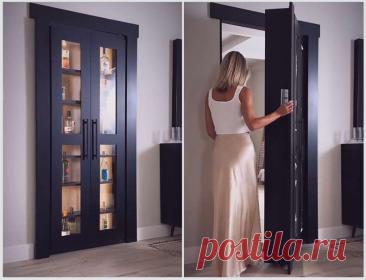 Неожиданное решение: шкаф вместо двери | Идеи мастера