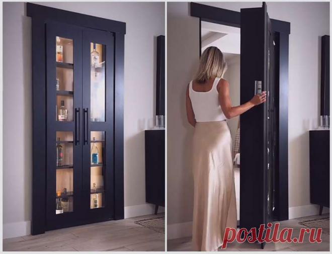Неожиданное решение: шкаф вместо двери | Идеи мастера