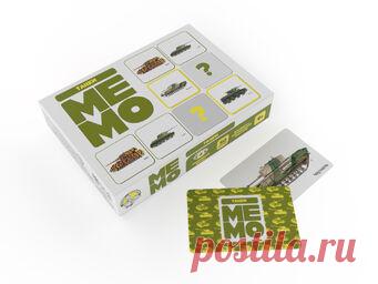 Игра МЕМО «Танки» (50 карточек) 
	
		 МЕМО «Танки» от «Десятого королевства» – увлекательная игра на тренировку скорости реакции и...