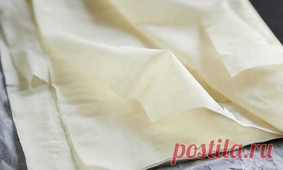 Тесто фило на пирожки