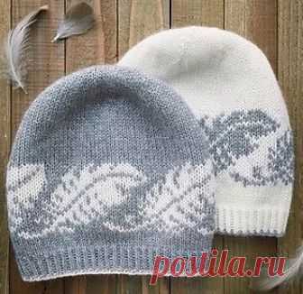 Шапочка с перышками и примеры вышивок, которые можно использовать