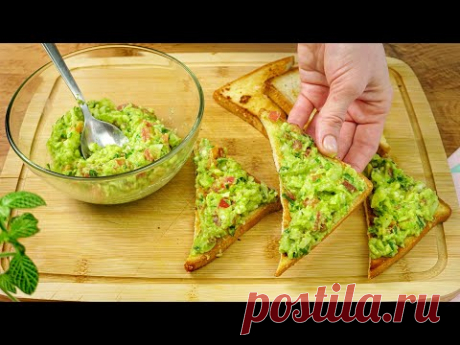 Такого вкусного авокадо вы еще не ели! Рецепт закуски за 10 минут! завтрак