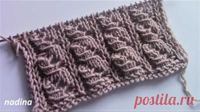 КЛАССНЫЙ УЗОР для кардигана, детских комбинезонов, пуловера, пончо../knitting pattern/#узорспицами